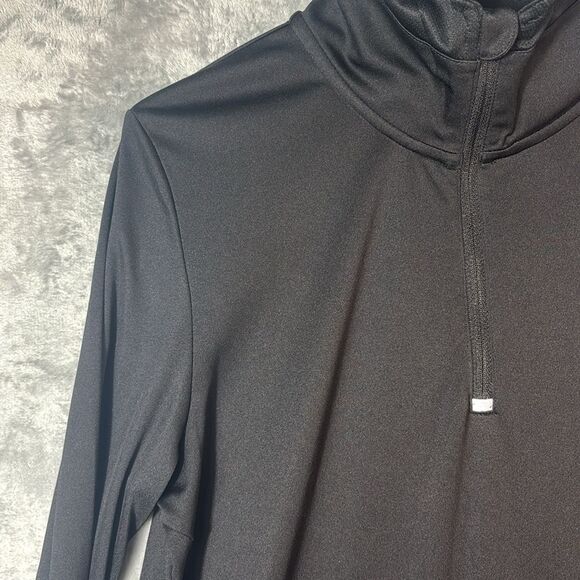 Reebok Black 1/4 Zip Running Reflective Pullover Size XL - Picture 6 of 10